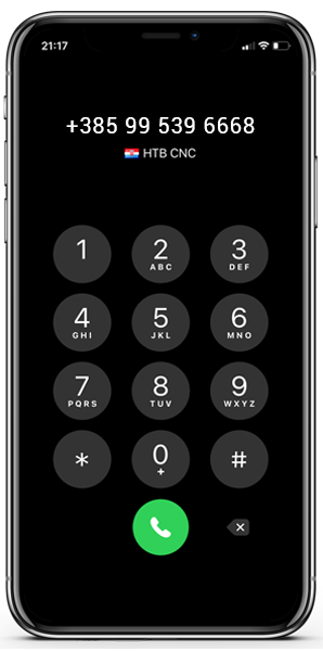 HTB CNC kontakt telefon